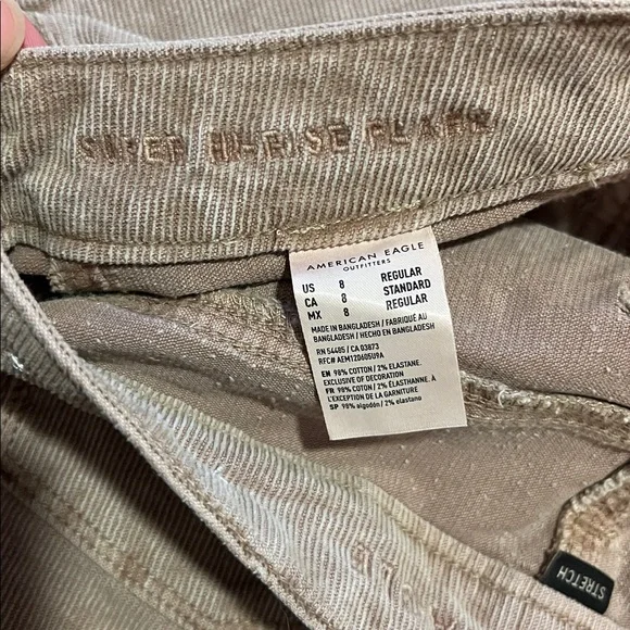 American Eagle Super High-rise Flare Cords - Picture 5 of 5